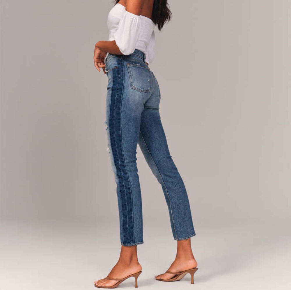Abercrombie & Fitch High Waist Mom Jeans 25 Short